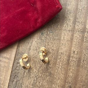 Cartier Love Earrings Yellow Gold